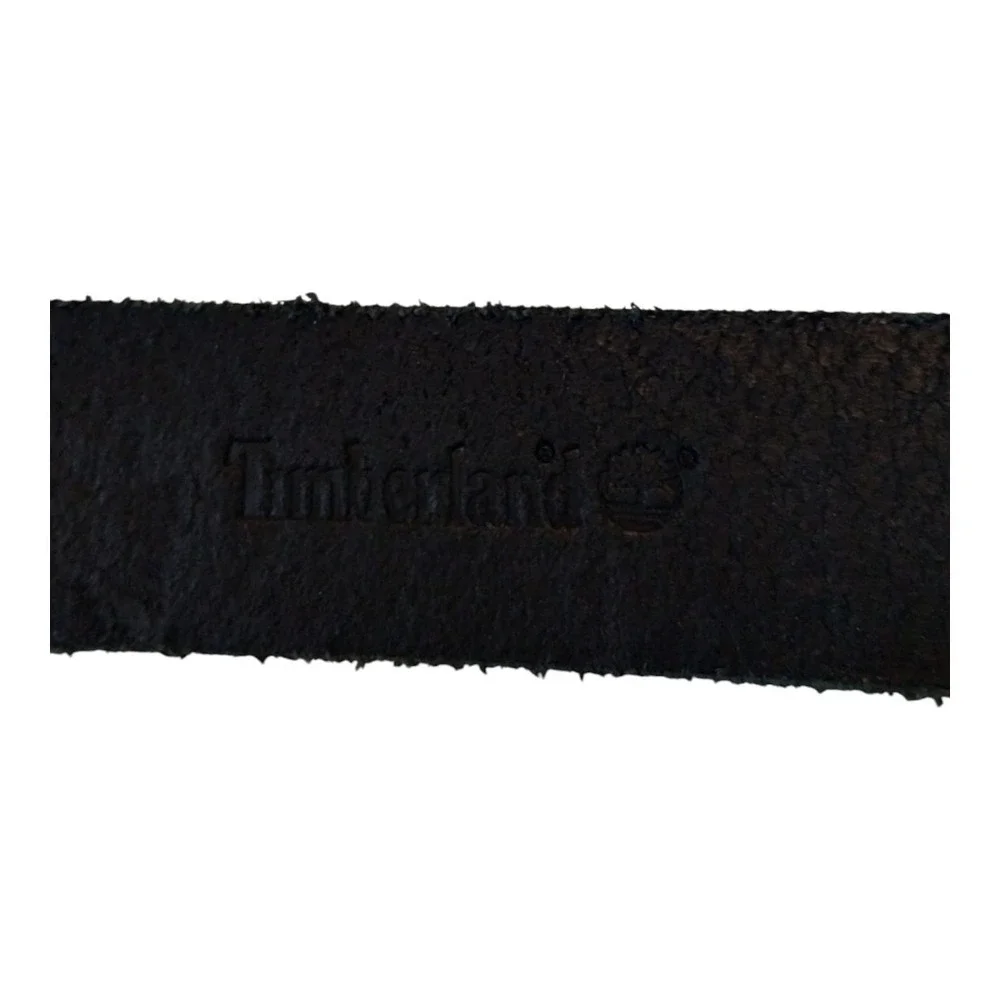 Timberland PRO Men's Black Sz 36‎ Genuine Full Grain Leather Black Belt